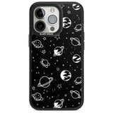 Cosmic Outer Space Design White on Black Phone Case iPhone 15 Pro Max / Magsafe Black Impact Case,iPhone 15 Pro / Magsafe Black Impact Case,iPhone 14 Pro Max / Magsafe Black Impact Case,iPhone 14 Pro / Magsafe Black Impact Case,iPhone 13 Pro / Magsafe Black Impact Case Blanc Space