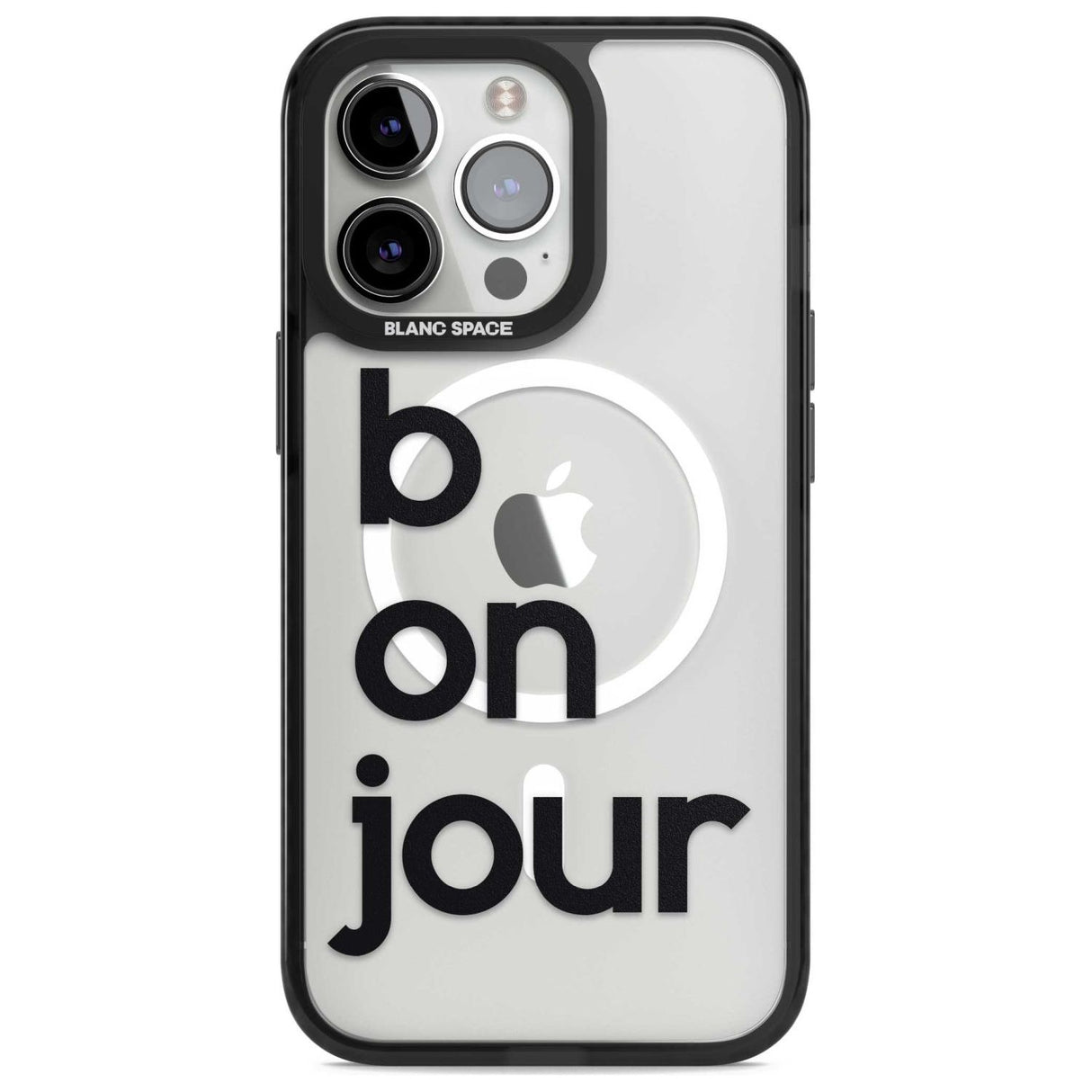 Bonjour Phone Case iPhone 15 Pro Max / Magsafe Black Impact Case,iPhone 15 Pro / Magsafe Black Impact Case,iPhone 14 Pro Max / Magsafe Black Impact Case,iPhone 14 Pro / Magsafe Black Impact Case,iPhone 13 Pro / Magsafe Black Impact Case Blanc Space