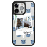 Personalised English Blue Cat Photo Custom Phone Case iPhone 15 Pro Max / Magsafe Black Impact Case,iPhone 15 Pro / Magsafe Black Impact Case,iPhone 14 Pro Max / Magsafe Black Impact Case,iPhone 14 Pro / Magsafe Black Impact Case,iPhone 13 Pro / Magsafe Black Impact Case Blanc Space