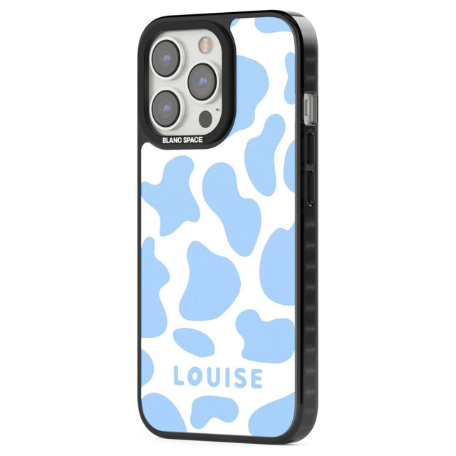 Personalised Blue and White Cow Print Custom Phone Case iPhone 15 Pro Max / Black Impact Case,iPhone 15 Plus / Black Impact Case,iPhone 15 Pro / Black Impact Case,iPhone 15 / Black Impact Case,iPhone 15 Pro Max / Impact Case,iPhone 15 Plus / Impact Case,iPhone 15 Pro / Impact Case,iPhone 15 / Impact Case,iPhone 15 Pro Max / Magsafe Black Impact Case,iPhone 15 Plus / Magsafe Black Impact Case,iPhone 15 Pro / Magsafe Black Impact Case,iPhone 15 / Magsafe Black Impact Case,iPhone 14 Pro Max / Black Impact Case