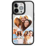 Personalised Heart Photo Custom Phone Case iPhone 15 Pro Max / Magsafe Black Impact Case,iPhone 15 Pro / Magsafe Black Impact Case,iPhone 14 Pro Max / Magsafe Black Impact Case,iPhone 14 Pro / Magsafe Black Impact Case,iPhone 13 Pro / Magsafe Black Impact Case Blanc Space