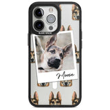 Personalised German Shepherd - Dog Photo Custom Phone Case iPhone 15 Pro Max / Magsafe Black Impact Case,iPhone 15 Pro / Magsafe Black Impact Case,iPhone 14 Pro Max / Magsafe Black Impact Case,iPhone 14 Pro / Magsafe Black Impact Case,iPhone 13 Pro / Magsafe Black Impact Case Blanc Space