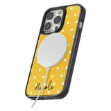 Personalised Yellow Polka Dot Custom Phone Case iPhone 15 Pro Max / Black Impact Case,iPhone 15 Plus / Black Impact Case,iPhone 15 Pro / Black Impact Case,iPhone 15 / Black Impact Case,iPhone 15 Pro Max / Impact Case,iPhone 15 Plus / Impact Case,iPhone 15 Pro / Impact Case,iPhone 15 / Impact Case,iPhone 15 Pro Max / Magsafe Black Impact Case,iPhone 15 Plus / Magsafe Black Impact Case,iPhone 15 Pro / Magsafe Black Impact Case,iPhone 15 / Magsafe Black Impact Case,iPhone 14 Pro Max / Black Impact Case,iPhone 