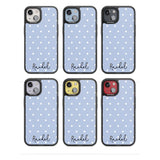 Personalised Simple Light Blue Dots Custom Phone Case iPhone 15 Pro Max / Black Impact Case,iPhone 15 Plus / Black Impact Case,iPhone 15 Pro / Black Impact Case,iPhone 15 / Black Impact Case,iPhone 15 Pro Max / Impact Case,iPhone 15 Plus / Impact Case,iPhone 15 Pro / Impact Case,iPhone 15 / Impact Case,iPhone 15 Pro Max / Magsafe Black Impact Case,iPhone 15 Plus / Magsafe Black Impact Case,iPhone 15 Pro / Magsafe Black Impact Case,iPhone 15 / Magsafe Black Impact Case,iPhone 14 Pro Max / Black Impact Case,i