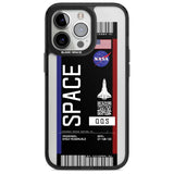 Personalised NASA Boarding Pass (Dark) Custom Phone Case iPhone 15 Pro Max / Magsafe Black Impact Case,iPhone 15 Pro / Magsafe Black Impact Case,iPhone 14 Pro Max / Magsafe Black Impact Case,iPhone 14 Pro / Magsafe Black Impact Case,iPhone 13 Pro / Magsafe Black Impact Case Blanc Space