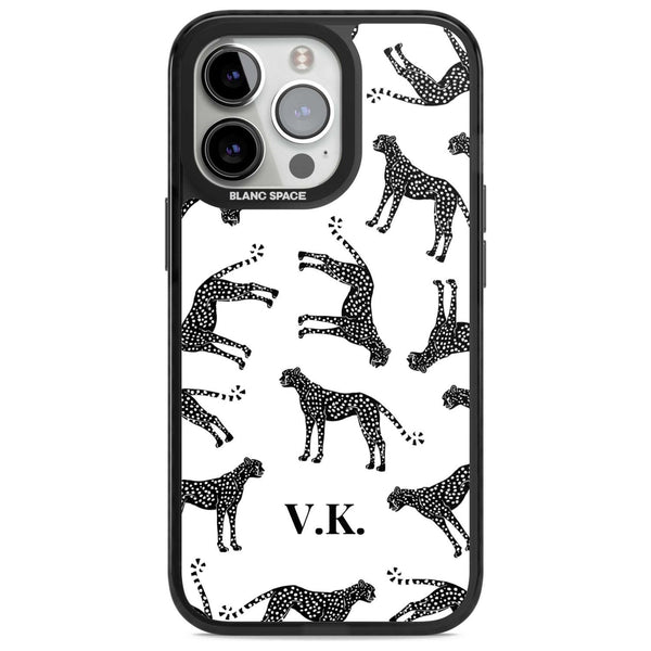 Personalised Monochrome Cheetahs