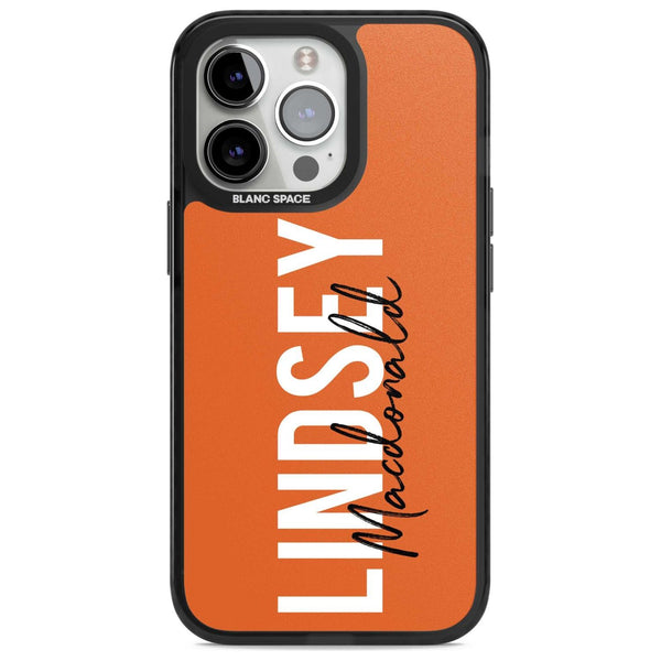 Personalised Bold Name: Orange