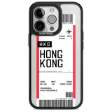 Personalised Hong Kong Boarding Pass Custom Phone Case iPhone 15 Pro Max / Magsafe Black Impact Case,iPhone 15 Pro / Magsafe Black Impact Case,iPhone 14 Pro Max / Magsafe Black Impact Case,iPhone 14 Pro / Magsafe Black Impact Case,iPhone 13 Pro / Magsafe Black Impact Case Blanc Space