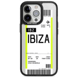 Personalised Ibiza Boarding Pass Custom Phone Case iPhone 15 Pro Max / Magsafe Black Impact Case,iPhone 15 Pro / Magsafe Black Impact Case,iPhone 14 Pro Max / Magsafe Black Impact Case,iPhone 14 Pro / Magsafe Black Impact Case,iPhone 13 Pro / Magsafe Black Impact Case Blanc Space