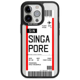 Personalised Singapore Boarding Pass Custom Phone Case iPhone 15 Pro Max / Magsafe Black Impact Case,iPhone 15 Pro / Magsafe Black Impact Case,iPhone 14 Pro Max / Magsafe Black Impact Case,iPhone 14 Pro / Magsafe Black Impact Case,iPhone 13 Pro / Magsafe Black Impact Case Blanc Space