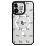 British Shorthair Cat Pattern Phone Case iPhone 15 Pro Max / Magsafe Black Impact Case,iPhone 15 Pro / Magsafe Black Impact Case,iPhone 14 Pro Max / Magsafe Black Impact Case,iPhone 14 Pro / Magsafe Black Impact Case,iPhone 13 Pro / Magsafe Black Impact Case Blanc Space