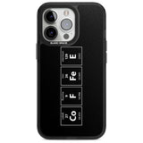 Coffee Element (Black) Phone Case iPhone 15 Pro Max / Magsafe Black Impact Case,iPhone 15 Pro / Magsafe Black Impact Case,iPhone 14 Pro Max / Magsafe Black Impact Case,iPhone 14 Pro / Magsafe Black Impact Case,iPhone 13 Pro / Magsafe Black Impact Case Blanc Space