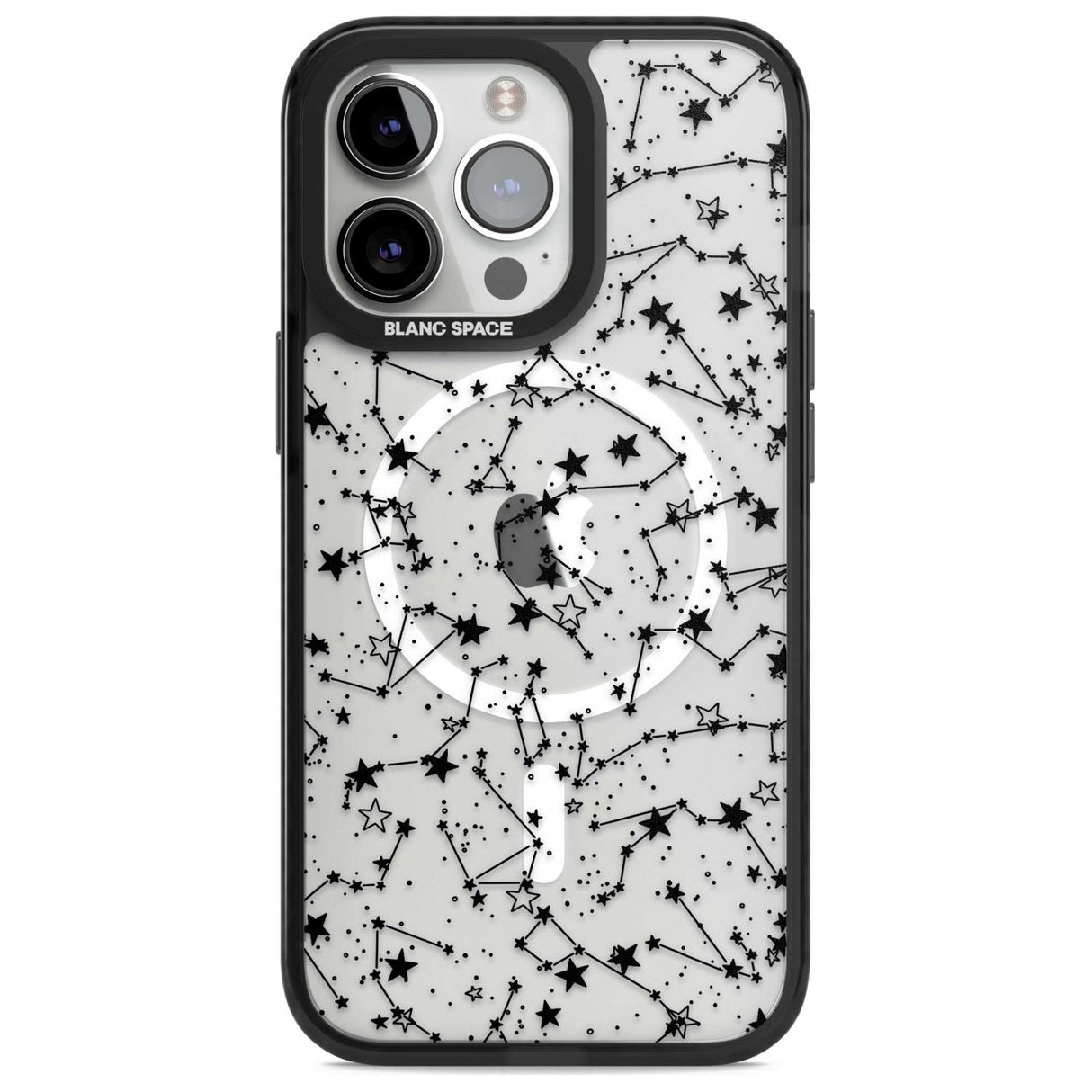 Constellations Phone Case iPhone 15 Pro Max / Magsafe Black Impact Case,iPhone 15 Pro / Magsafe Black Impact Case,iPhone 14 Pro Max / Magsafe Black Impact Case,iPhone 14 Pro / Magsafe Black Impact Case,iPhone 13 Pro / Magsafe Black Impact Case Blanc Space