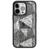 Pattern Mashup (Black) Phone Case iPhone 15 Pro Max / Magsafe Black Impact Case,iPhone 15 Pro / Magsafe Black Impact Case,iPhone 14 Pro Max / Magsafe Black Impact Case,iPhone 14 Pro / Magsafe Black Impact Case,iPhone 13 Pro / Magsafe Black Impact Case Blanc Space