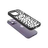 Black on Transparent Dalmatian Polka Dot Spots Phone Case iPhone 15 Pro Max / Black Impact Case,iPhone 15 Plus / Black Impact Case,iPhone 15 Pro / Black Impact Case,iPhone 15 / Black Impact Case,iPhone 15 Pro Max / Impact Case,iPhone 15 Plus / Impact Case,iPhone 15 Pro / Impact Case,iPhone 15 / Impact Case,iPhone 15 Pro Max / Magsafe Black Impact Case,iPhone 15 Plus / Magsafe Black Impact Case,iPhone 15 Pro / Magsafe Black Impact Case,iPhone 15 / Magsafe Black Impact Case,iPhone 14 Pro Max / Black Impact Ca