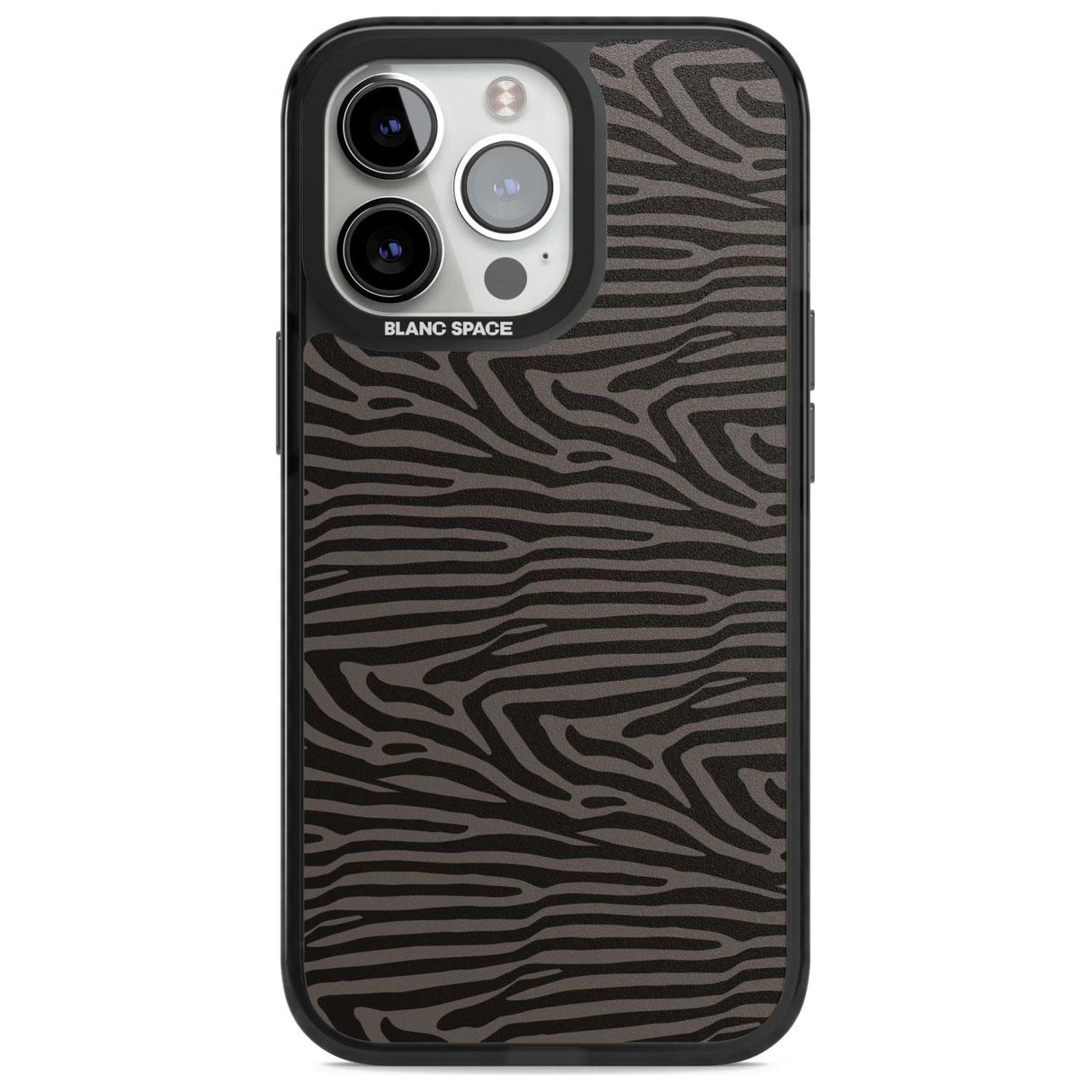 Dark Animal Print Pattern Zebra Phone Case iPhone 15 Pro Max / Magsafe Black Impact Case,iPhone 15 Pro / Magsafe Black Impact Case,iPhone 14 Pro Max / Magsafe Black Impact Case,iPhone 14 Pro / Magsafe Black Impact Case,iPhone 13 Pro / Magsafe Black Impact Case Blanc Space