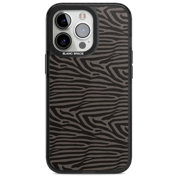 Dark Zebra Print