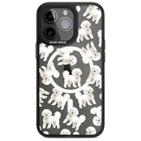 Bichon Frise Watercolour Dog Pattern Phone Case iPhone 15 Pro Max / Magsafe Black Impact Case,iPhone 15 Pro / Magsafe Black Impact Case,iPhone 14 Pro Max / Magsafe Black Impact Case,iPhone 14 Pro / Magsafe Black Impact Case,iPhone 13 Pro / Magsafe Black Impact Case Blanc Space