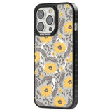 Yellow Blossoms Transparent Floral