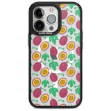 Passion Fruit Pattern Phone Case iPhone 15 Pro Max / Magsafe Black Impact Case,iPhone 15 Pro / Magsafe Black Impact Case,iPhone 14 Pro Max / Magsafe Black Impact Case,iPhone 14 Pro / Magsafe Black Impact Case,iPhone 13 Pro / Magsafe Black Impact Case Blanc Space