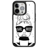 Girl Boss Phone Case iPhone 15 Pro Max / Magsafe Black Impact Case,iPhone 15 Pro / Magsafe Black Impact Case,iPhone 14 Pro Max / Magsafe Black Impact Case,iPhone 14 Pro / Magsafe Black Impact Case,iPhone 13 Pro / Magsafe Black Impact Case Blanc Space