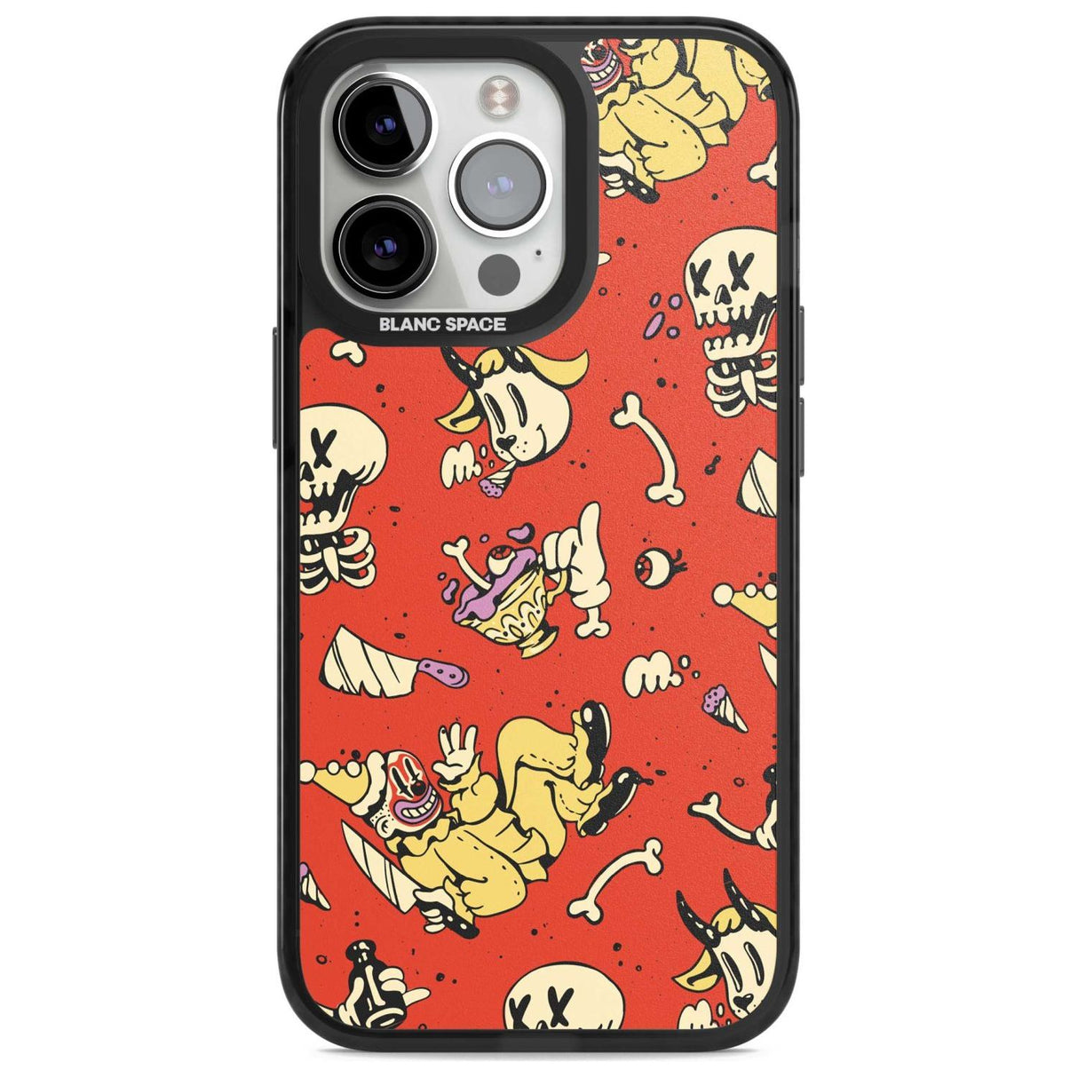 Red Retro Halloween Pattern