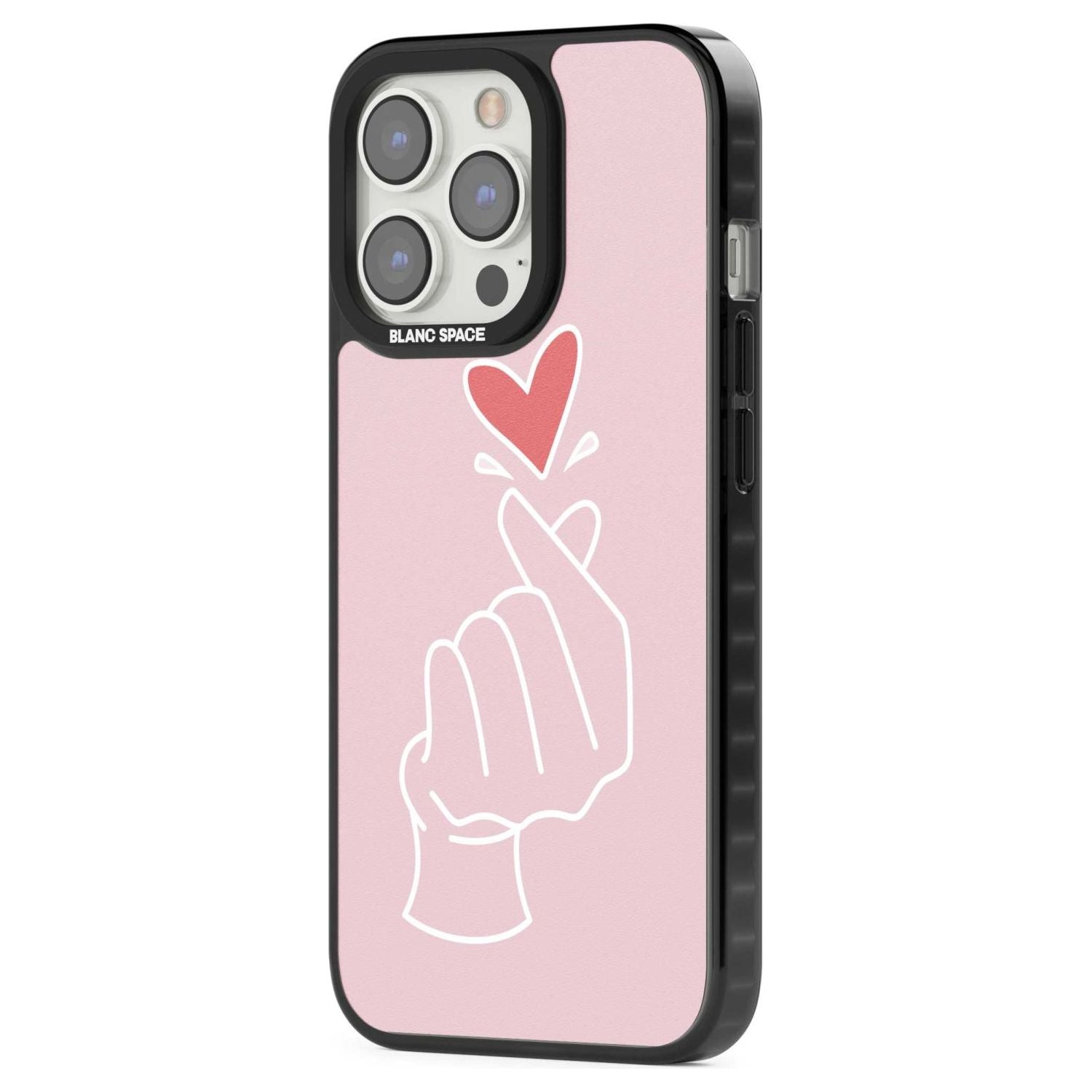 Pink Heart Hand