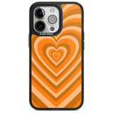 Orange Heart Illusion Phone Case iPhone 15 Pro Max / Magsafe Black Impact Case,iPhone 15 Pro / Magsafe Black Impact Case,iPhone 14 Pro Max / Magsafe Black Impact Case,iPhone 14 Pro / Magsafe Black Impact Case,iPhone 13 Pro / Magsafe Black Impact Case Blanc Space