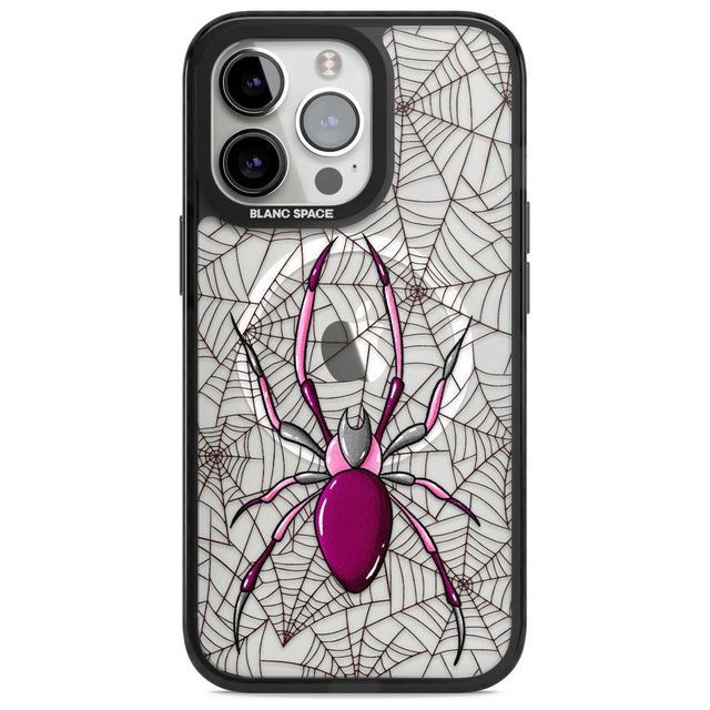 Arachnophobia Phone Case iPhone 15 Pro Max / Magsafe Black Impact Case,iPhone 15 Pro / Magsafe Black Impact Case,iPhone 14 Pro Max / Magsafe Black Impact Case,iPhone 14 Pro / Magsafe Black Impact Case,iPhone 13 Pro / Magsafe Black Impact Case Blanc Space