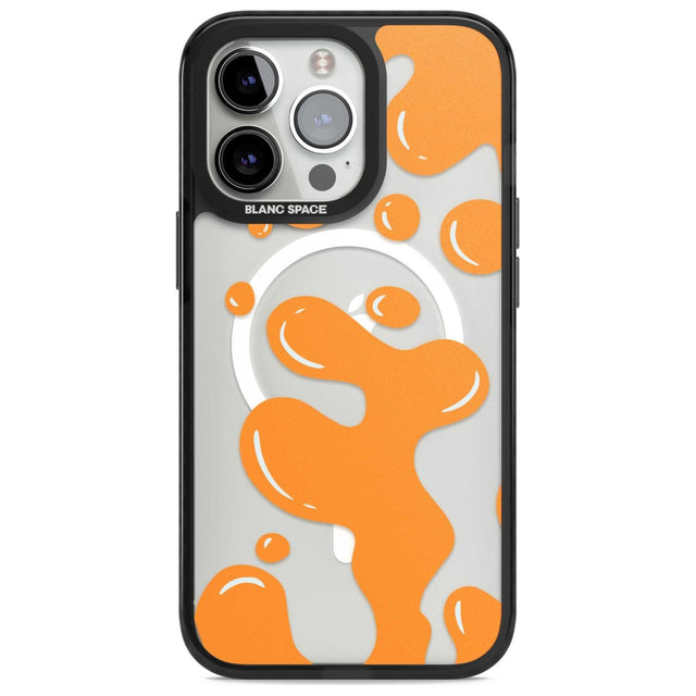 Orange Lava Lamp Phone Case iPhone 15 Pro Max / Magsafe Black Impact Case,iPhone 15 Pro / Magsafe Black Impact Case,iPhone 14 Pro Max / Magsafe Black Impact Case,iPhone 14 Pro / Magsafe Black Impact Case,iPhone 13 Pro / Magsafe Black Impact Case Blanc Space