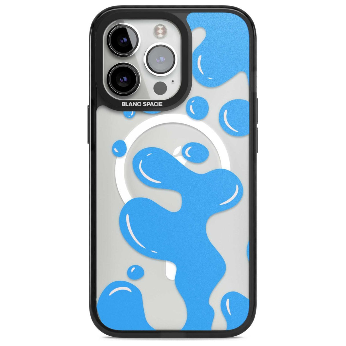 Blue Lava Lamp Phone Case iPhone 15 Pro Max / Magsafe Black Impact Case,iPhone 15 Pro / Magsafe Black Impact Case,iPhone 14 Pro Max / Magsafe Black Impact Case,iPhone 14 Pro / Magsafe Black Impact Case,iPhone 13 Pro / Magsafe Black Impact Case Blanc Space