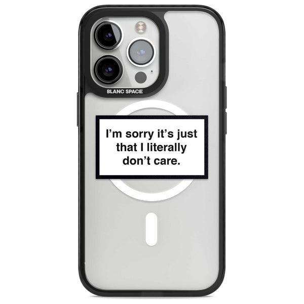 Literally Don't Care