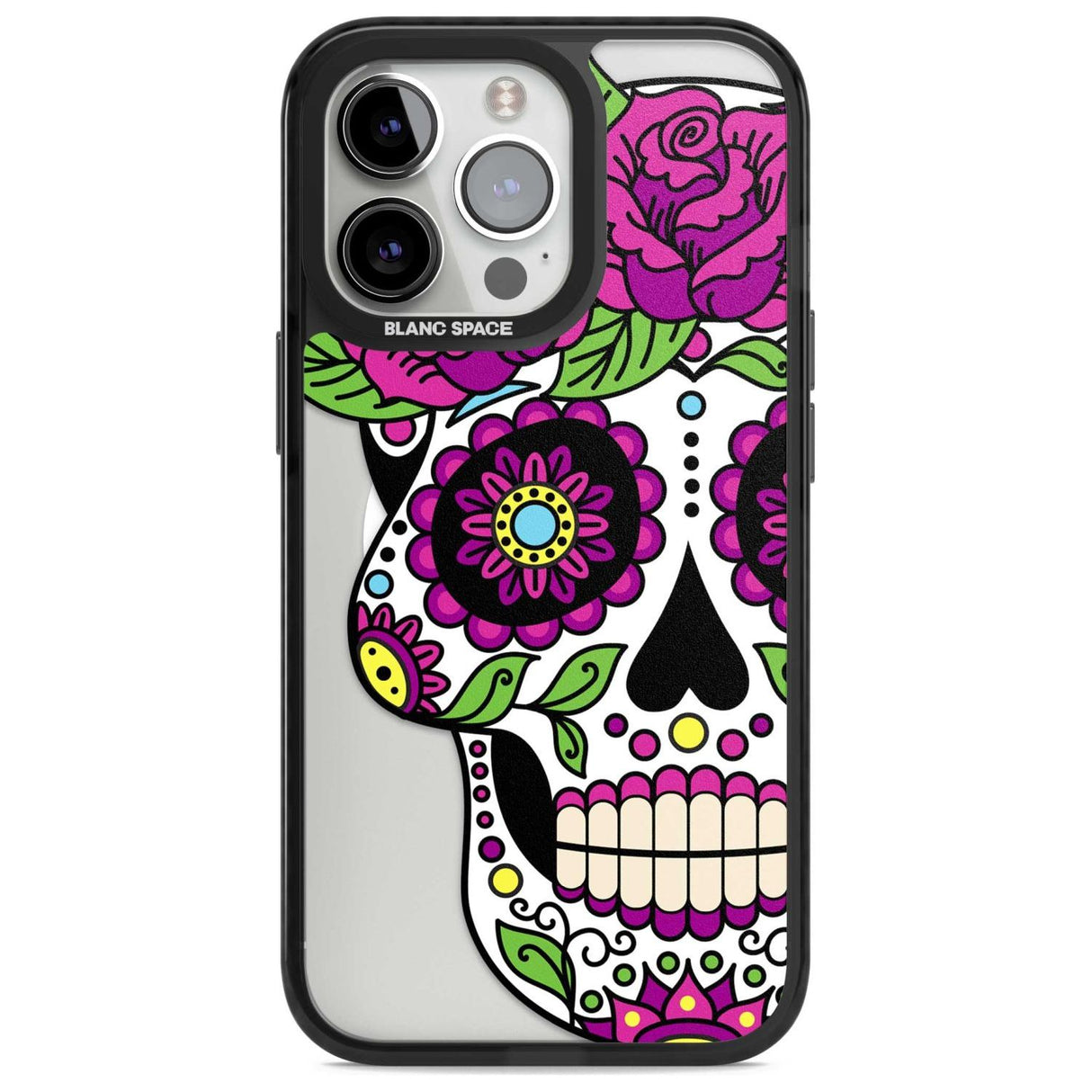 Purple Floral Sugar Skull