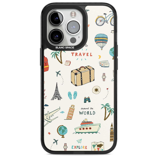 Cute Travel Pattern Cream