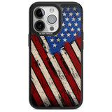 Distressed US Flag Phone Case iPhone 15 Pro Max / Magsafe Black Impact Case,iPhone 15 Pro / Magsafe Black Impact Case,iPhone 14 Pro Max / Magsafe Black Impact Case,iPhone 14 Pro / Magsafe Black Impact Case,iPhone 13 Pro / Magsafe Black Impact Case Blanc Space