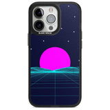 Miami Sunset Vaporwave Phone Case iPhone 15 Pro Max / Magsafe Black Impact Case,iPhone 15 Pro / Magsafe Black Impact Case,iPhone 14 Pro Max / Magsafe Black Impact Case,iPhone 14 Pro / Magsafe Black Impact Case,iPhone 13 Pro / Magsafe Black Impact Case Blanc Space