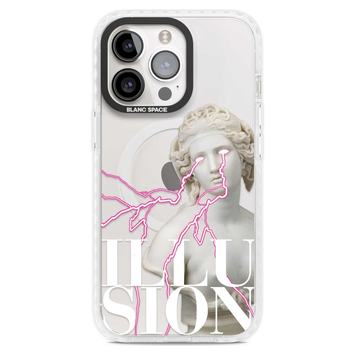 ILLUSION Phone Case iPhone 15 Pro Max / Magsafe Impact Case,iPhone 15 Pro / Magsafe Impact Case Blanc Space