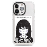 Anti-Social Phone Case iPhone 15 Pro Max / Magsafe Impact Case,iPhone 15 Pro / Magsafe Impact Case Blanc Space