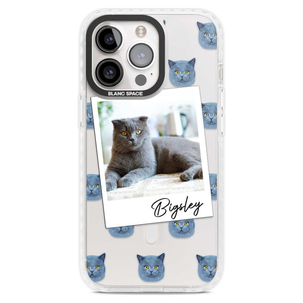 Personalised English Blue Cat Photo