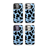 Personalised Blue and Black Cow Print Custom Phone Case iPhone 15 Pro Max / Black Impact Case,iPhone 15 Plus / Black Impact Case,iPhone 15 Pro / Black Impact Case,iPhone 15 / Black Impact Case,iPhone 15 Pro Max / Impact Case,iPhone 15 Plus / Impact Case,iPhone 15 Pro / Impact Case,iPhone 15 / Impact Case,iPhone 15 Pro Max / Magsafe Black Impact Case,iPhone 15 Plus / Magsafe Black Impact Case,iPhone 15 Pro / Magsafe Black Impact Case,iPhone 15 / Magsafe Black Impact Case,iPhone 14 Pro Max / Black Impact Case