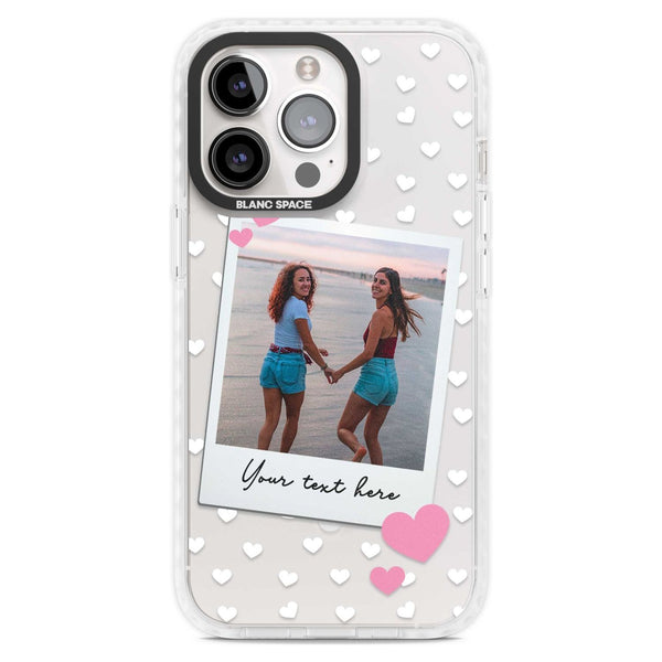 Personalised Hearts Instant Camera Photo