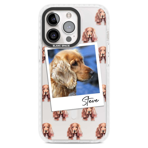 Personalised Cocker Spaniel Instant Camera Photo