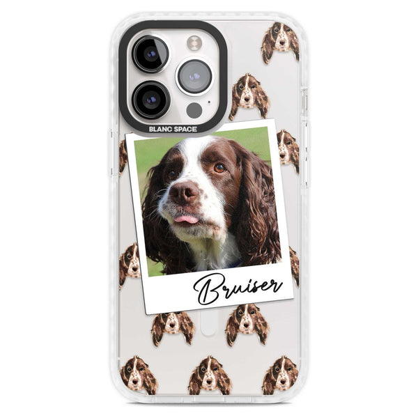Personalised Springer Spaniel Instant Camera Photo