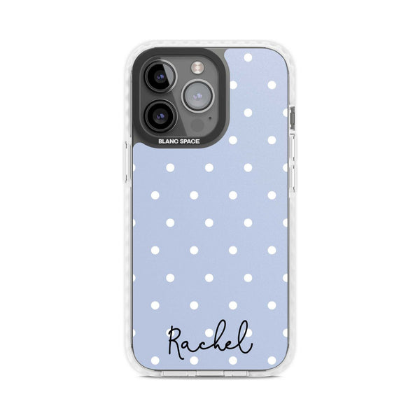 Personalised Powder Blue Dots