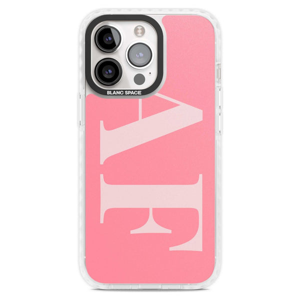 Personalised Light & Dark Pink Letters