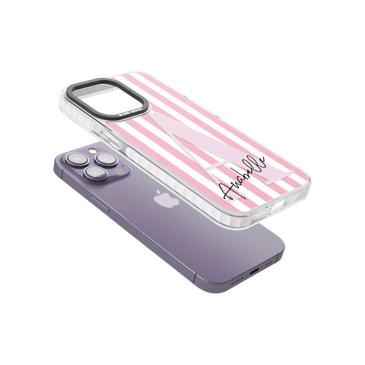 Personalised Pink Stripes & Large Monogram Custom Phone Case iPhone 15 Pro Max / Black Impact Case,iPhone 15 Plus / Black Impact Case,iPhone 15 Pro / Black Impact Case,iPhone 15 / Black Impact Case,iPhone 15 Pro Max / Impact Case,iPhone 15 Plus / Impact Case,iPhone 15 Pro / Impact Case,iPhone 15 / Impact Case,iPhone 15 Pro Max / Magsafe Black Impact Case,iPhone 15 Plus / Magsafe Black Impact Case,iPhone 15 Pro / Magsafe Black Impact Case,iPhone 15 / Magsafe Black Impact Case,iPhone 14 Pro Max / Black Impact