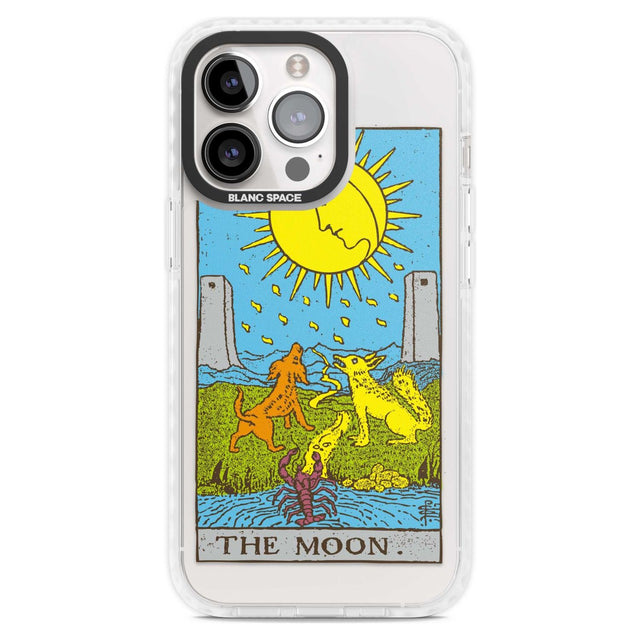 Personalised The Moon Tarot Card - Colour Custom Phone Case iPhone 15 Pro Max / Magsafe Impact Case,iPhone 15 Pro / Magsafe Impact Case Blanc Space
