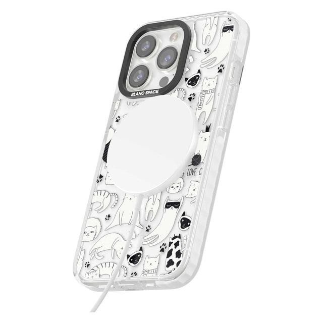 Cartoon Cat Collage - Black & White Phone Case iPhone 15 Pro Max / Black Impact Case,iPhone 15 Plus / Black Impact Case,iPhone 15 Pro / Black Impact Case,iPhone 15 / Black Impact Case,iPhone 15 Pro Max / Impact Case,iPhone 15 Plus / Impact Case,iPhone 15 Pro / Impact Case,iPhone 15 / Impact Case,iPhone 15 Pro Max / Magsafe Black Impact Case,iPhone 15 Plus / Magsafe Black Impact Case,iPhone 15 Pro / Magsafe Black Impact Case,iPhone 15 / Magsafe Black Impact Case,iPhone 14 Pro Max / Black Impact Case,iPhone 1