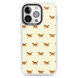 Golden Retriever Dog Pattern Phone Case iPhone 15 Pro Max / Magsafe Impact Case,iPhone 15 Pro / Magsafe Impact Case Blanc Space