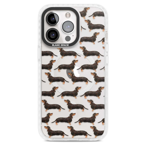 Dachshund Pattern Black Tan